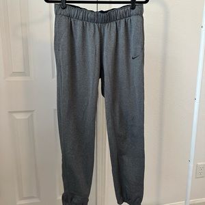 Gray nike joggers